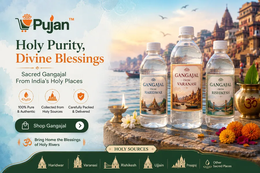 Sacred Gangajal water from holy sources