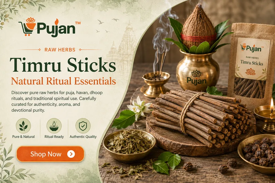 Timru sticks and raw ritual essentials