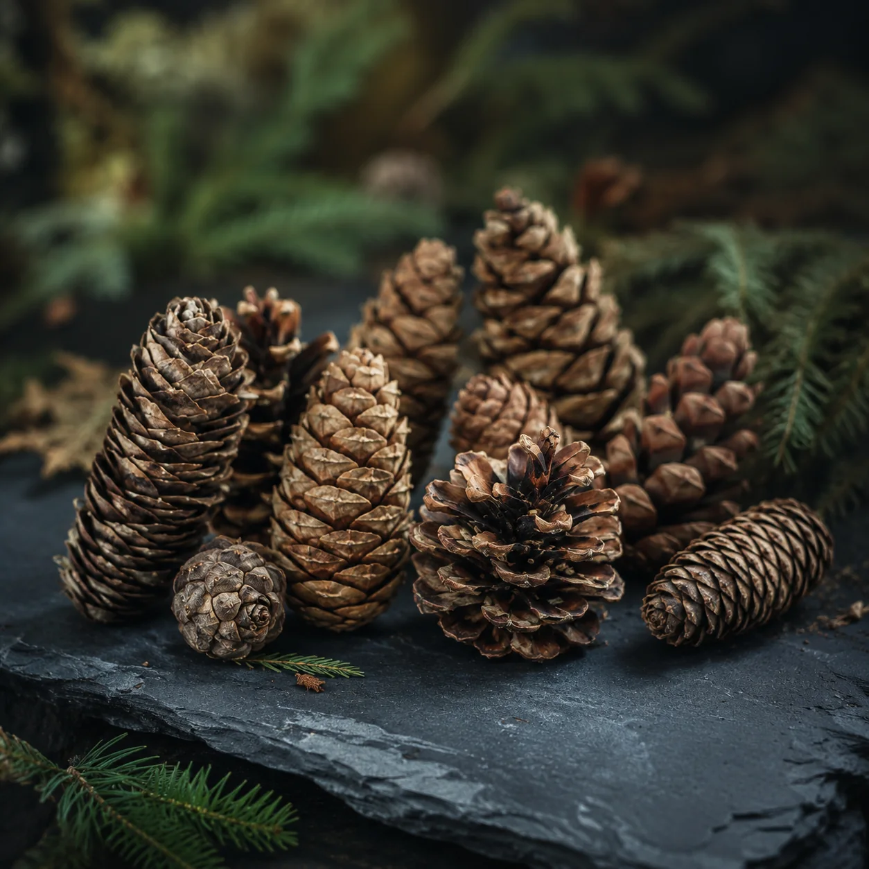 Natural Pinecones