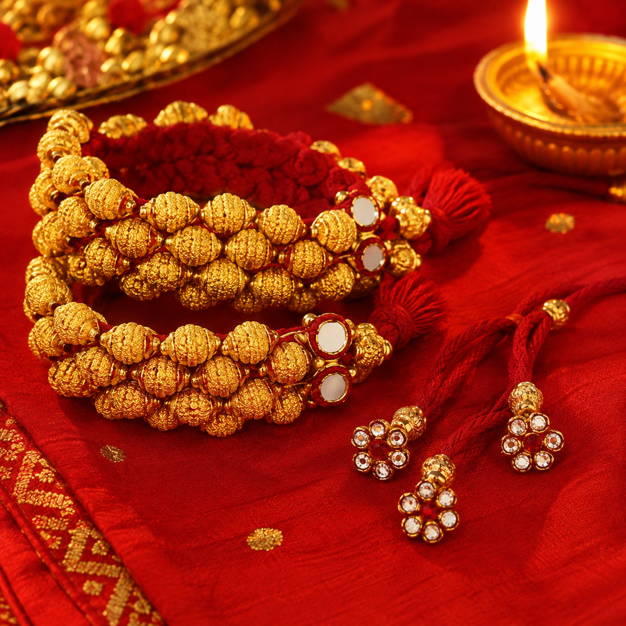 Artificial Paunji and Anklets