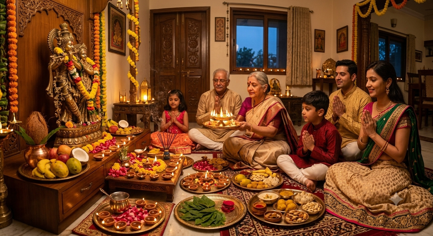 Naraka Chaturdashi – Krishna Puja